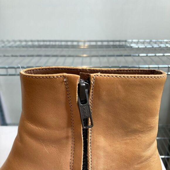 COMMON PROJECTS Women's Tan Chunky Stacked Heel Western Ankle Boots Size 36/6 - Picture 3 of 5